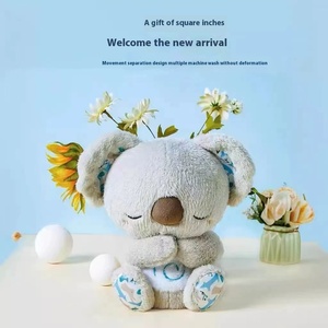 Meilleure vente Koala respiration dormir apaisant Animal en peluche jouet enfants ours LED maille lavé soulagement du Stress anniversaire - Product Image 2