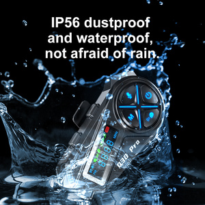 Interfono Impermeabile Q30 PRO per Moto, Intercomunicatore Wireless per Casco con Radio FM e Display LCD - Product Image 2