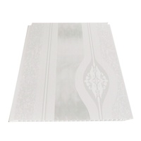 Panneau de plafond en PVC brillant avec design à rayures linéaires, panneau mural en PVC imperméable pour la décoration intérieure de la maison et du bureau, compétitif