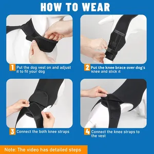 Bottes de chien de style classique à motif solide pour une utilisation hivernale améliorant <span class=keywords><strong>la</strong></span> confiance en soi lors des promenades quotidiennes - Product Image 3