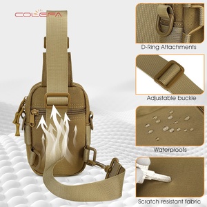 Nouvelle pochette pour bouteille d'eau de sport en plein air avec logo personnalisé, sac de poitrine pour téléphone portable, bandoulière, petit sac à bandoulière, sac de poitrine - Product Image 2