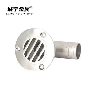 Drain de pont en acier inoxydable Cheng Yu Jin Shu 316, anti-corrosion, connexion filetée, design industriel circulaire - Product Image 1