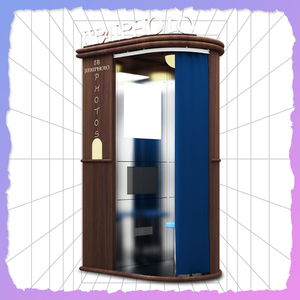 जिपई ऑल-इन-वन फोटोबूथ सेल्फ सर्विस रेंटल लकड़ी की ई फोटो बूथ मशीन - Product Image 4