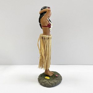 Bán Buôn Quà Lưu Niệm Hawaii Nhảy Múa Cô Gái Cho Xe Bảng Điều Khiển Trang Trí Wobble Bobblehead Hawaii Hula Cô Gái Bobbleheads Cho Lái Xe - Product Image 4