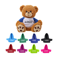 Ours en peluche personnalisé avec t-shirt, ours en peluche en vrac, ours en peluche doux, ours en peluche promotionnel, jouet cadeau