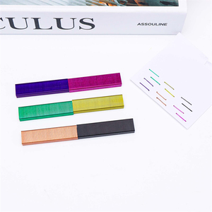 Graffette 26/6 colorate cucitrici per ufficio graffette di colore metallico Premium 12 # cucitrice manuale ricarica cucitrici Standard 1000/scatola - Product Image 2