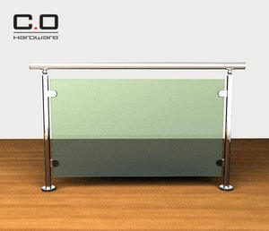 <span class=keywords><strong>Balustrade</strong></span> extérieure en acier inoxydable avec câble et main courante métallique - Product Image 4