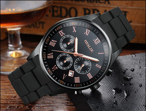 AR5906 AR5919 ผู้ชายหรูหรากีฬานาฬิกาควอตซ์สายเหล็กอเนกประสงค์ 43 มม.เส้นผ่านศูนย์กลางหน้าปัดสแตนเลสตัวชี้ - Product Image 4