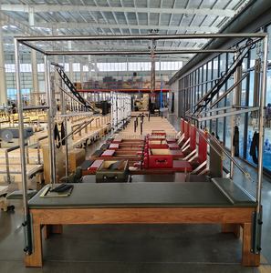 เครื่องรีฟอร์มเมอร์พิลาทิสคลาสสิค รุ่นเมเปิล พร้อมดีไซน์การฝึกแบบสามในหนึ่งเดียว สำหรับใช้ในสตูดิโอ บ้าน และเชิงพาณิชย์ - Product Image 4