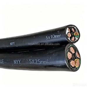 Câble d'alimentation en cuivre NYY 0,6/1 kV 5G10 4G16 3G16 5G25 mm² isolé en PVC pour réseau de distribution souterrain - Product Image 4