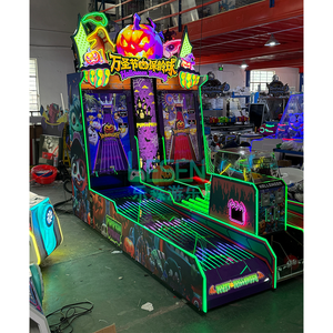 Machine d'arcade de <span class=keywords><strong>bowling</strong></span> à récompenses pour 2 joueurs, à fort potentiel de revenus, pour Halloween, <span class=keywords><strong>jeu</strong></span> commercial à monnayeur pour les exploitants de parcs d'attractions - Product Image 4