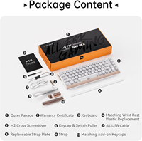 Clavier de jeu ATK 68RX, disposition 65 %, filaire, magnétique, HE, Rapid Trigger, taux de polling 8 KHz, coussin à 6 couches, conçu pour l'e-sport