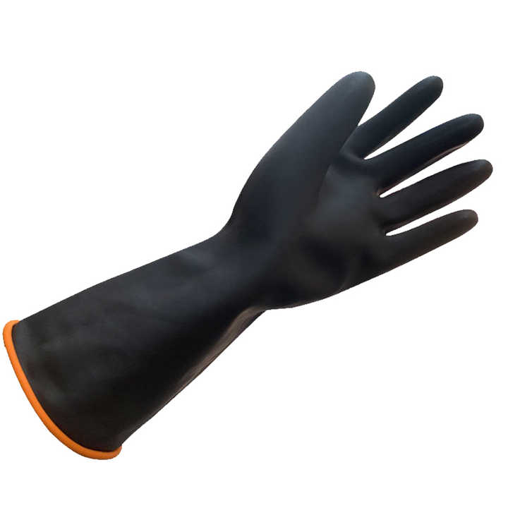 Highquality Acid And Alkali Resistant Latex Rubber Industrial Gloves