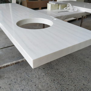 Đá Nhân Tạo Nhà Bếp Marble Acrylic <span class=keywords><strong>Solid</strong></span> <span class=keywords><strong>Surface</strong></span> Countertop Bếp Với Bồn Rửa Bằng Thép Không Gỉ - Product Image 3