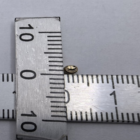 Perles d'espacement mini rugby en or 18 carats Au750, 3x2mm, trou de 0,75mm, perles d'or hypoallergéniques pour la fabrication de bijoux