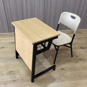 HYHOO調節可能なテーブルと椅子教室用家具学校用デスク付き学校用椅子