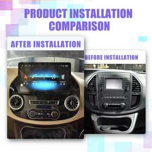 Écran de contrôle central de 13,9 pouces pour voiture, Android Auto, USB, GPS, grand écran, navigation, Mercedes-Benz Vito 2015-2022 - Product Image 3