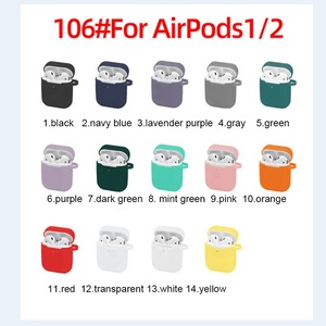 Para Airpod pro portátil a prueba de golpes Delgado suave personalizado funda de silicona para auriculares funda de <span class=keywords><strong>carga</strong></span> <span class=keywords><strong>inalámbrica</strong></span> para <span class=keywords><strong>Airpods</strong></span> 1/ 2 Pro 2 - Product Image 3