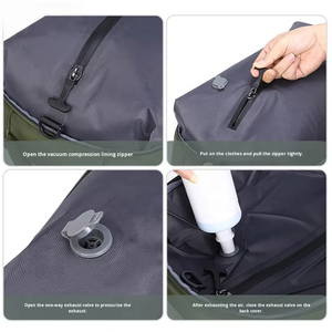 Nhà Máy Tùy Chỉnh Ba Lô Túi Mới Công Suất Lớn Chân Không Nén Du Lịch Ba Lô Polyester Cho Máy Tính - Product Image 5