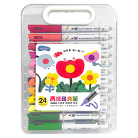 Art pour enfants peinture créative couleur aquarelle stylo costume Air effaçable liquide acrylique marqueur tête en plastique souple