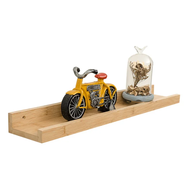 Rustic style natural wood black metal home storage organizer rack tissue holder box unfinished wood bamboo desktop organizer