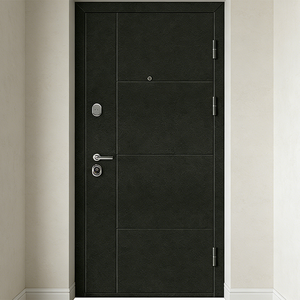 Porta d'Ingresso in Acciaio dal Design Semplice, Isolata e Antifurto, Ideale per la Sicurezza Domestica in Russia - Product Image 2