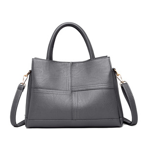 Solid Color Shoulder Handbags Women PU Leather Small Tote Crossbody <b>Bags</b> - Product Image 1