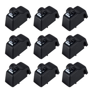 Ganchos de Clip para Visera Solar Smooth Sailing Y62 Negros para Porsche Cayenne, Base de Montaje para Espejo de Vanidad 4L0859561 - Product Image 4