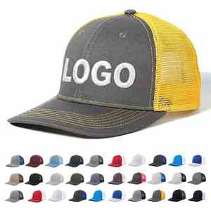 Casquette Trucker Richardson 112 de Haute Qualité, Logo Brodé Personnalisé, Casquette Snapback Style Hip Hop, Casquette en Maille Unie pour Hommes, Vente en Gros - Product Image 1