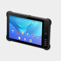 Lecteur de balises UHF longue portée 15M, scanner 2D, utilisation industrielle, tablette d'entrepôt, écran capacitif 10000mAh, robuste, MTK Octa Core GSM 4G