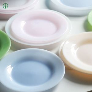 <span class=keywords><strong>Set</strong></span> di <span class=keywords><strong>Piatti</strong></span> in Vetro Borosilicato Colorato Personalizzato, Vassoi per Feste, <span class=keywords><strong>Piatti</strong></span> per Frutta, Torte, Snack e Dessert, <span class=keywords><strong>Set</strong></span> di Tazze e Piattini - Product Image 5