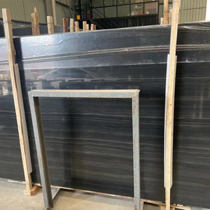 ODM OEM Encimeras de Mármol Woodridge para Cocina, Pulido y Glaseado, Piedra Natural de Ébano Negro en Losa Grande, Estilo Moderno - Product Image 2