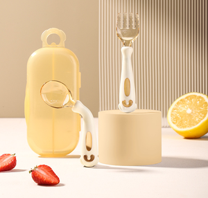 ชุดช้อนและส้อมสำหรับ<span class=keywords><strong>เด็ก</strong></span>ทารกแบบงอได้ ฝึกการเรียนรู้การป้อนอาหาร ช้อนสำหรับ<span class=keywords><strong>เด็ก</strong></span> ปลอดสาร BPA จับง่าย ชุดช้อนส้อมสำหรับเด็ก - Product Image 5