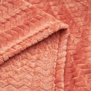 Manta de franela Jacquard de fábrica sostenible con opciones de color personalizado precio al por mayor sólido descuento supermercado - Product Image 6