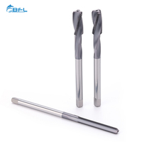 Tornillo de flauta recta de carburo BFL CNC, flauta espiral, sierra de agujero