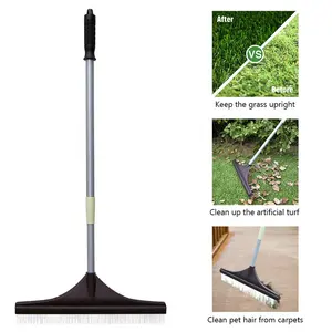 Winslow & Ross Garden Cleaning Turf Sweeper Tools Artificial Grass Broom With Metal Handle Brush