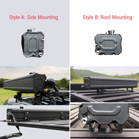 Réservoir d'eau pressurisé durable et étanche en aluminium pour montage sur toit, 18L 26L 36L, pour 4x4, tout-terrain, camping, SUV, camion, portable