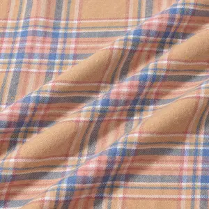 chinesische einkaufsplattform meistverkaufter garn gefärbter polyester/baumwolle flanellstoff für kleidung indonesien markt