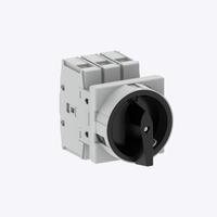 HABOO 3P 800V 25/32/40/63/80/100A interruptor aislador selector de desconexión de candado con Control de potencia de Panel de encendido-apagado