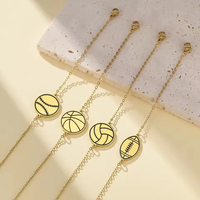 Collier pendentif médaille personnalisé en acier inoxydable étanche pour tournois de tennis, pickleball et padel – Cadeaux événementiels et souvenirs sportifs
