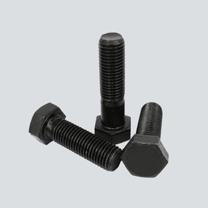Tornillos y Tuercas DIN 933 <span class=keywords><strong>M6</strong></span>, M10, M12, M13, Tornillos Hexagonales de Acero al Carbono Negro de 18 x 80 mm, Grado 8.8 - Product Image 3