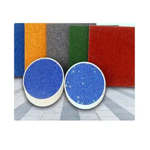 Colored Plastic Anti-slip Road Aggregate Colored Ceramic Particles