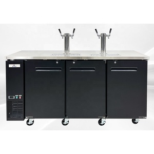 Distributeur de bière à tirage direct commercial à deux portes, type réfrigérateur vertical pour bar - Product Image 2