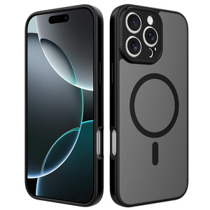 Cho <span class=keywords><strong>iPhone</strong></span> 16 Pro Max trường hợp sang trọng mờ điện thoại di động Trường hợp ống kính chống sốc bảo vệ từ trường hợp điện thoại di động cho <span class=keywords><strong>Iphone</strong></span> - Product Image 1