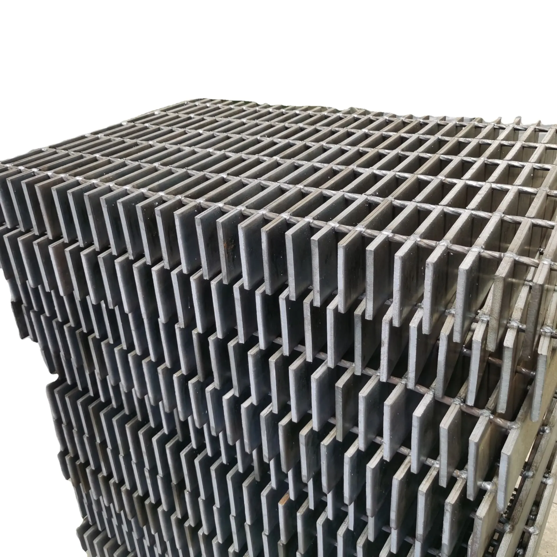 Mergulho a quente aço galvanizado grating placa escada degraus moderno aço escada trilhos design concreto forma metal edifício material
