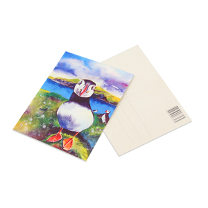 Vente en gros de cartes postales personnalisées double face avec slogan, cartes postales holographiques pour cadeau - Product Image 6