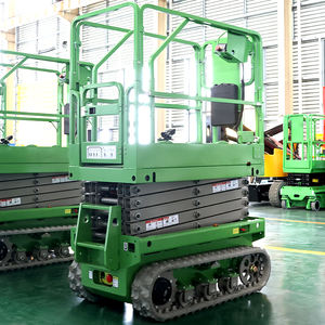 Precio de fábrica 6m 8m 10m 12m 14m Mid Rise Crawler Mesa elevadora portátil Coche Plataforma de elevación aérea eléctrica Elevador de tijera - Product Image 6