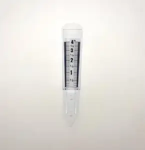 مقياس أمطار بلاستيكي عالي الجودة ذو سمعة جيدة للحديقة الخارجية مقياس أمطار صغير مقياس غزير الأمطار مقياس غزير الأمطار