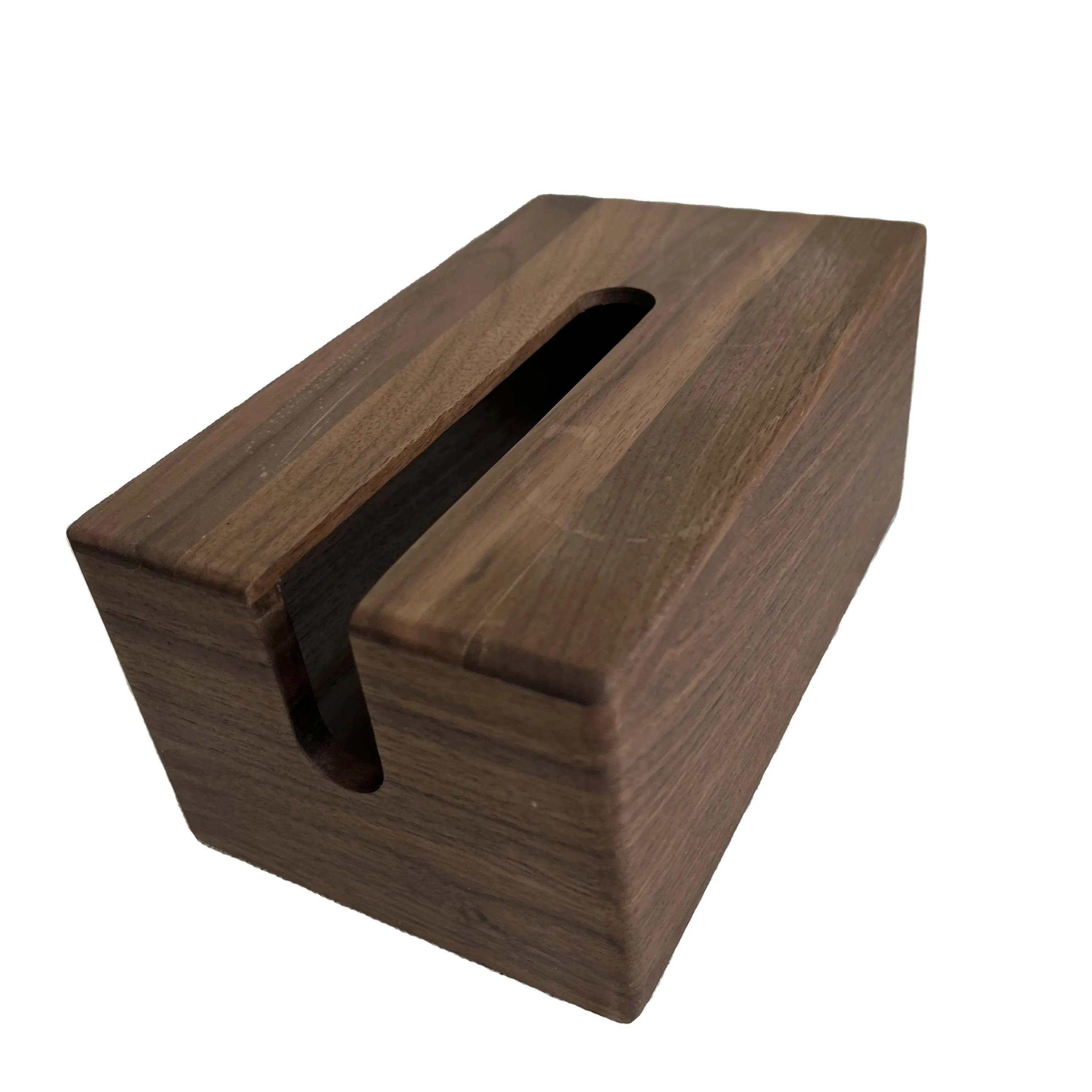 Simple black walnut paper towel box living room household paper box