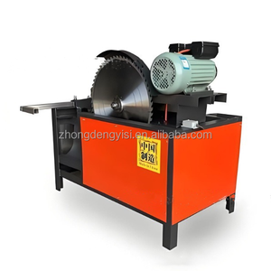Machine automatique de découpe de grumes, petite machine électrique de découpe et de fendage, équipement de travail du bois, petite scie à fendre les grumes rondes - Product Image 1